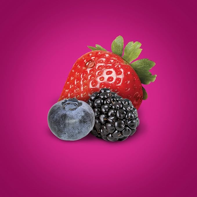 Amazon Basic Care Heartburn & Gas SuperChews Chewable Tablets, Mixed Berry, 82 Count (Previously SoundHealth) (Pack of 2)