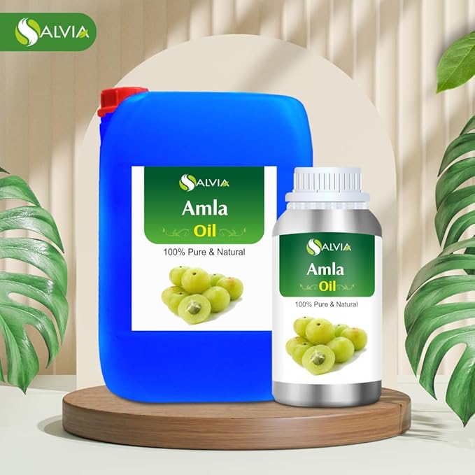 Amla (Emblica Officinalis) Essential Oil 100% Pure & Natural Undiluted Uncut Oil | Use for Aromatherapy (1L)