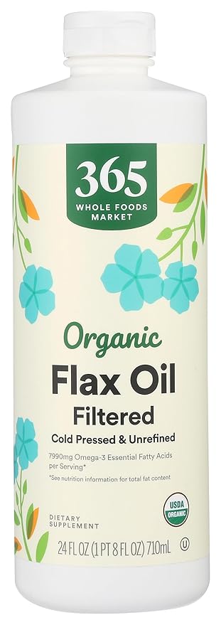365 by Whole Foods Market, Organic Filtered Flax Oil, 24 fl oz