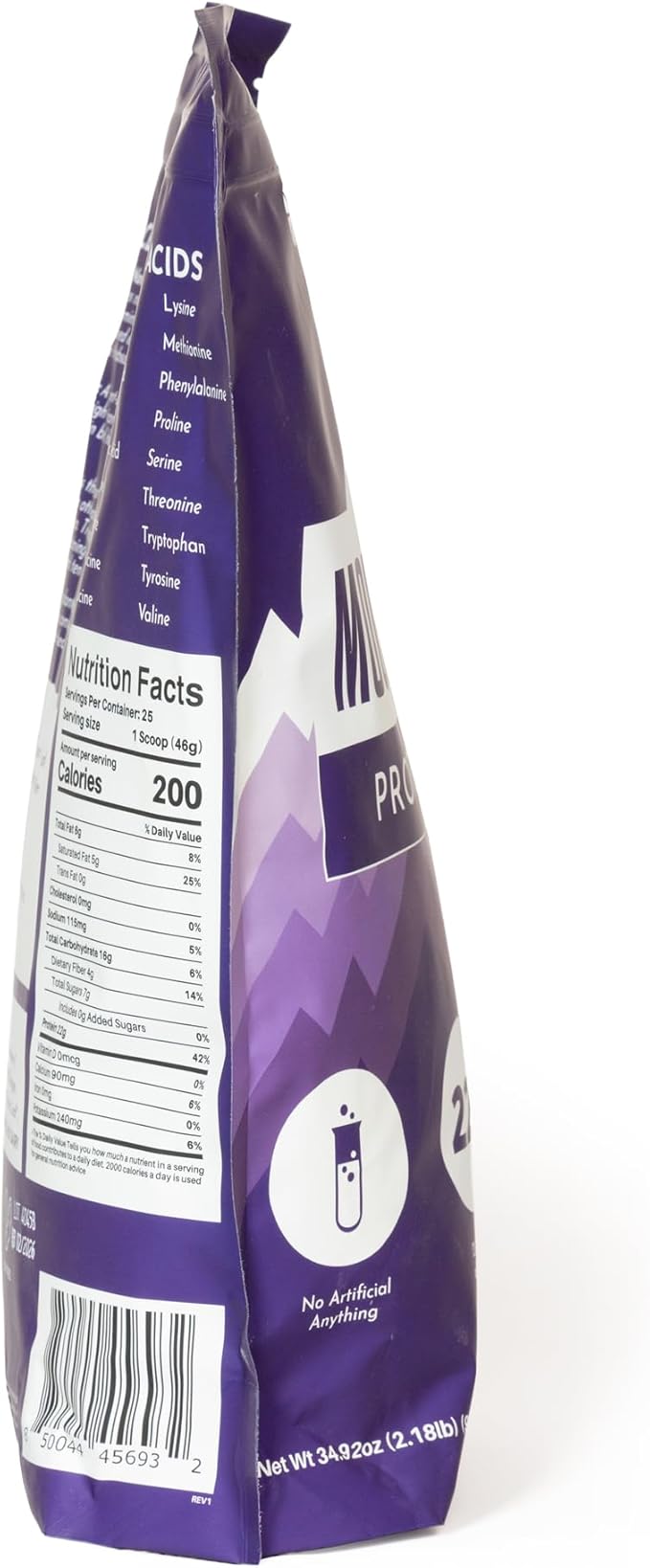 JUST INGREDIENTS Mountain Berry Protein Powder – 30-Serving Blend with 100% Grass-Fed Whey & Organic Plant Proteins – Mixed Berry Flavor with Real Fruit – Supports Muscle Recovery, Energy*