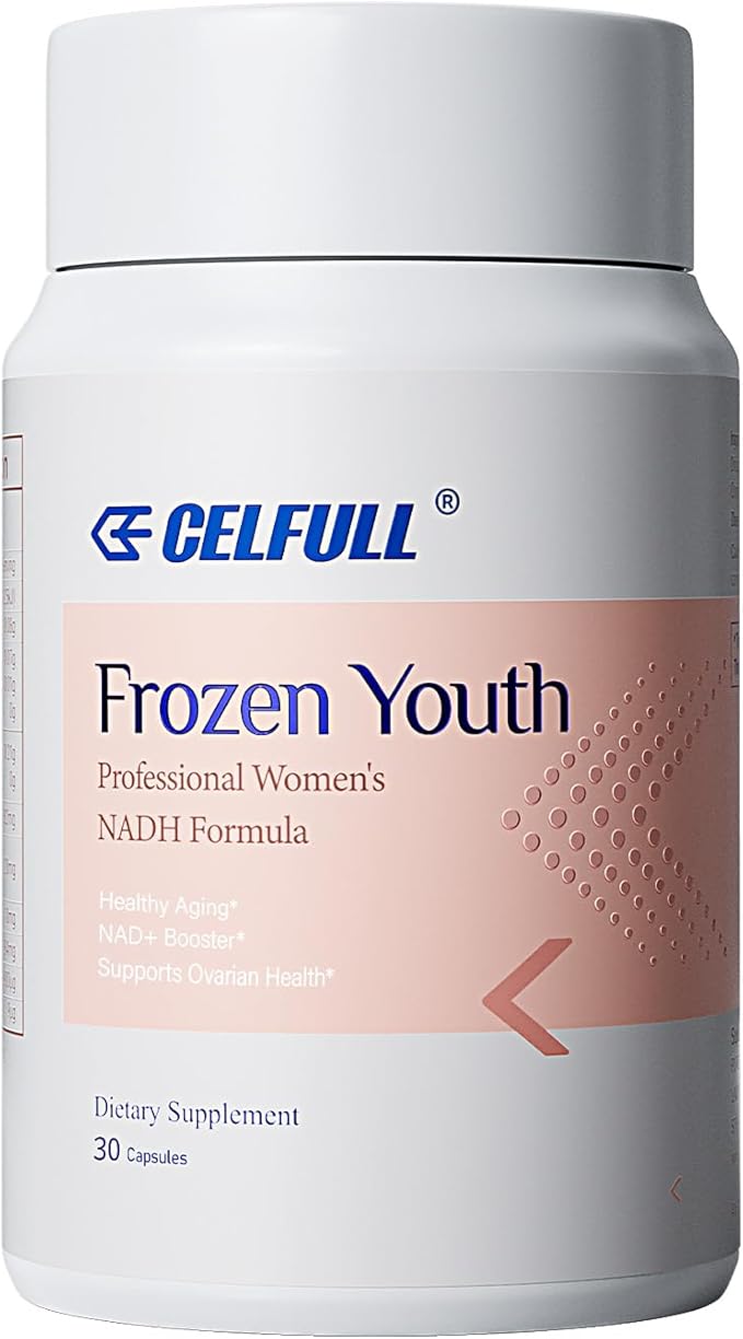 CELFULL Inositol Supplement,Myo-Inositol & D-Chiro Inositol Blend with NADH & PQQ and Folate - Ideal 40:1 Ratio - Hormone Balance & Healthy Ovarian Support for Women,Vitamin B8
