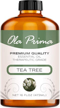 Ola Prima 16oz Tea Tree Essential Oil – Therapeutic Grade Bulk for Soap and Candle Making - Tea Tree Oil