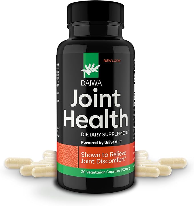 Daiwa Joint Health - Tendon and Ligament Supplements with Chinese Skullcap and Acacia Catechu - Traditional Plant-Based Formula for Active Lifestyles - Non-GMO, 30 Vegetarian Capsules