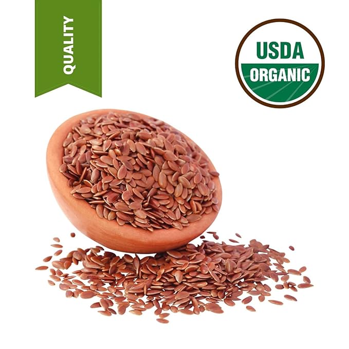 100% Pure Organic Extra Virgin Unrefined Flax Seed Oil (64 oz)
