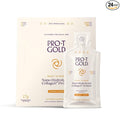 ProT Gold Liquid Collagen Protein Shot, 17g Clear Protein Nano-Hydrolyzed Grass Fed Collagen, 2g Arginine for Wound Support, Gluten Free, Sugar Free, 0g Carbs, Orange Creme, 1 fl oz, 24 Pack