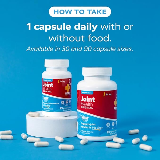 Redd Remedies, Joint Health Original, Helps Strengthen Connective Tissue and Cartilage, 90 Vegetarian Capsules