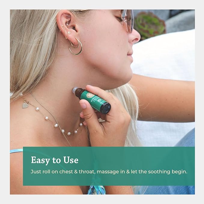 Silk Road Organic Eucalyptus Essential Oil Roll On, USDA Certified - Respiratory Health, Colds, Cough, Sinus & Allergy Congestion - 10 ml Aromatherapy Roller - Always Pure, Always Organic