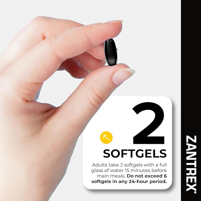 Zantrex Black – Naturally Boost GLP-1 & Metabolism Support | Appetite Suppressant, Thermogenic Energy, Weight Loss Formula | 84 Pills