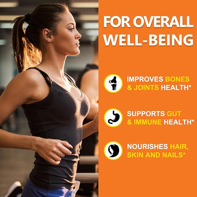 Zammex Pure Grass Fed Beef Bone Broth Protein Powder,20g Protein, Hydrolyzed Collagen Supplement for Healthy Skin,Nails,Hair,Joints, Non-GMO,Gluten Free,Paleo & Keto Friendly, Great in Soup