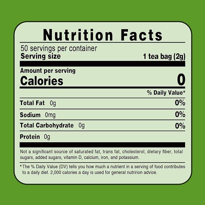 TEARELAE - Mango Leaf Tea Bags - 50 Count - Premium Mango Leaves - Natural Herbal Tea for Digestive Health - Non-GMO - Caffeine-Free