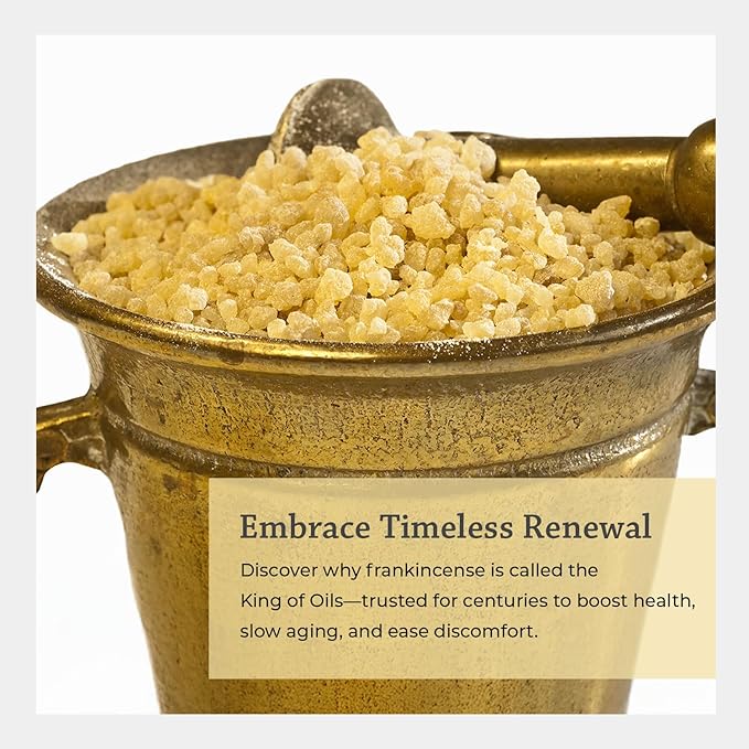 Silk Road Organic Frankincense Serrata Essential Oil Roll on, USDA Certified, Deep Relief of Body Aches & Discomfort - 10 ml Aromatherapy Roller