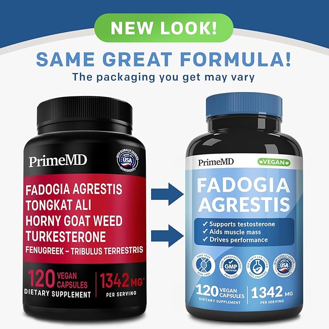 12-in-1 Fadogia Agrestis and Tongkat Ali for Men - Testosterone Supplement for Men with Turkesterone - Men's Health Supplement For Overall Well-being with 1342mg Per Serving (120 capsules) (Pack of 1)