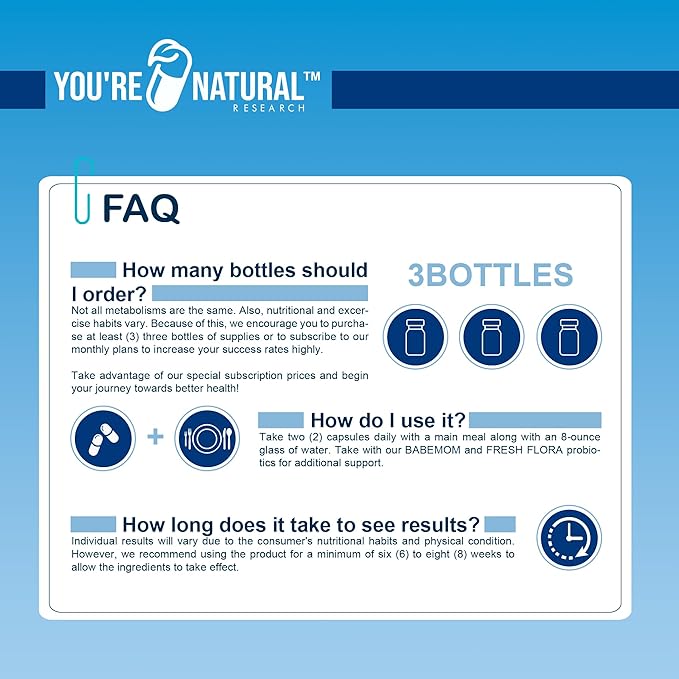 YOU'RE NATURAL Conception Fertility Vitamins for Women - Prenatal Vitamins - Myo-Inositol, D-Chiro Inositol & Folate, Regulates Cycle, Aid Ovulation, Hormonal & Ovarian Support, Vitex, 30 Day Supply