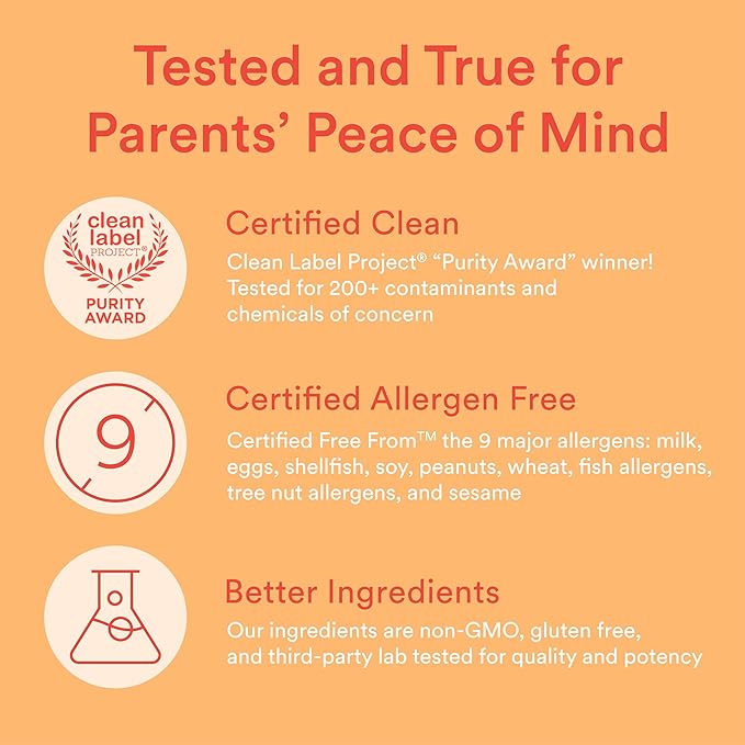 SmartyPants Kids Multivitamin Gummies: Omega 3 Fish Oil (EPA/DHA), Vitamin D3, C, Vitamin B12, B6, A, K & Zinc for Immune Support, Biotin, Grape, Cherry & Berry Flavors, 120 Count (30 Day Supply)