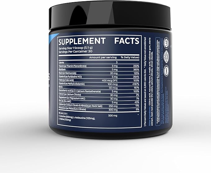 Zeal Electrolyte Powder - 90 Servings | Keto Electrolytes Powder | Zero Sugar, BCAAs, B-Vitamins | Potassium, Zinc, Magnesium | Hydration Powder Recovery Drink | Strawberry Vanilla