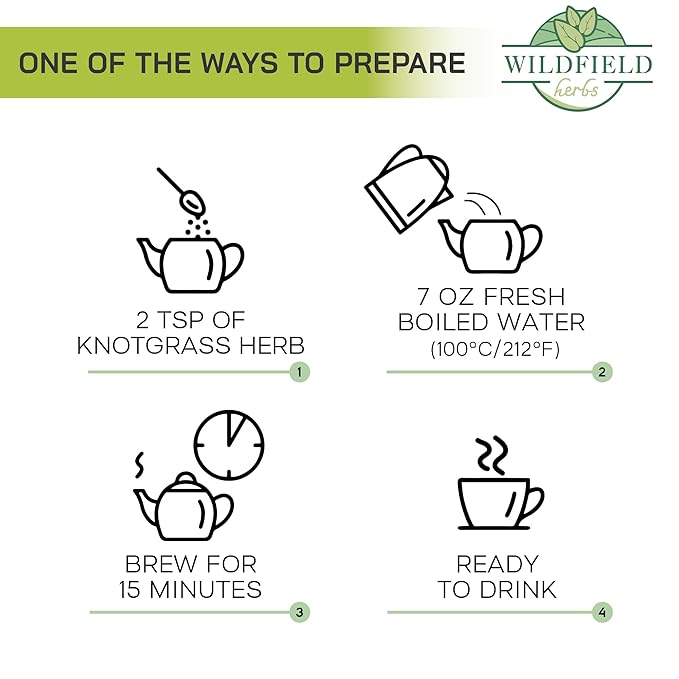 3.5 oz. Common Knotgrass Herbal Tea (Polygonum Aviculare) - 100g Pigweed Herb Tea