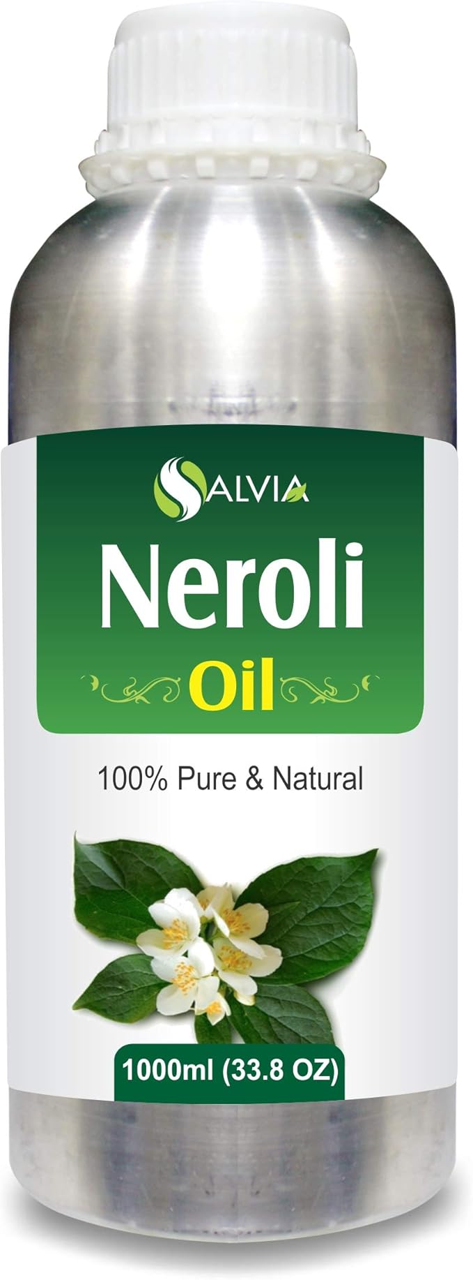 Bulk Neroli Oil (Citrus aurantium) Essential Oil 100% Pure & Natural Undiluted Unrefined Uncut Organic Standard Therapeutic Grade Aromatherapy Bulk 1000ml/33.8fl oz