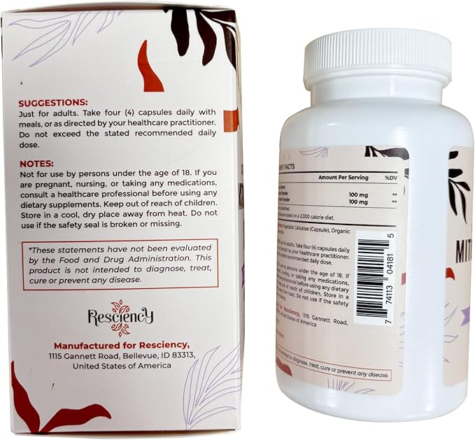 2326 MG Mitochondrial Supplements with ATP, Vitamins, CoQ10 & PQQ, More Effective Than Creatine HMB & Nitric Oxide, Energy, Endurance, Strength, Recovery & Muscle, Organic, 480 Capsules