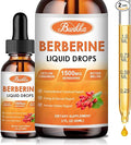 (2 Pack) Berberine Supplement, Berberine Liquid Drops with Ceylon Cinnamon, Bitter Melon, Sugar-Free & Vegan Supplement Supports Immune System & Gastrointestinal Care - 4 FL Oz