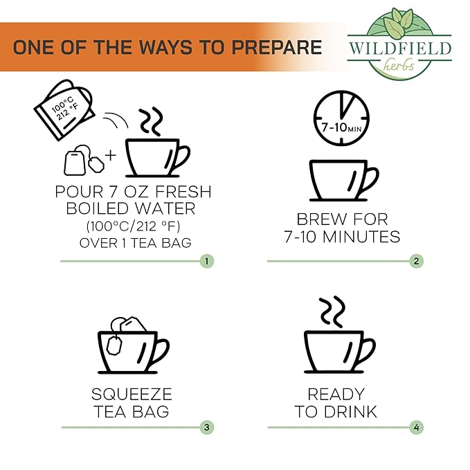 100 Bags Calendula Tea Dried Calendula Flowers Herb Tea (Caléndula Officinalis) - 100 Count 1.5 g Bags Kalendula