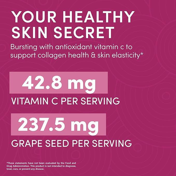 Swisse Grape Seed Extract Capsules Antioxidant Herbal Supplement | Grapeseed Polyphenols Supplement + Antioxidant Vitamin C | Promotes Skin Health & Collagen Production | 300 Tablets
