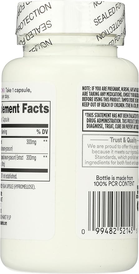 365 by Whole Foods Market, Fenugreek Standardized + Full Spectrum Blend, Lactation Support, Vegan Capsules, 60 Count