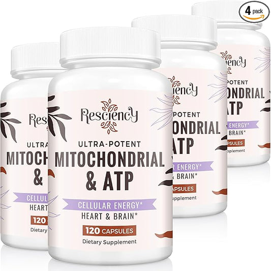 2326 MG Mitochondrial Supplements with ATP, Vitamins, CoQ10 & PQQ, More Effective Than Creatine HMB & Nitric Oxide, Energy, Endurance, Strength, Recovery & Muscle, Organic, 480 Capsules