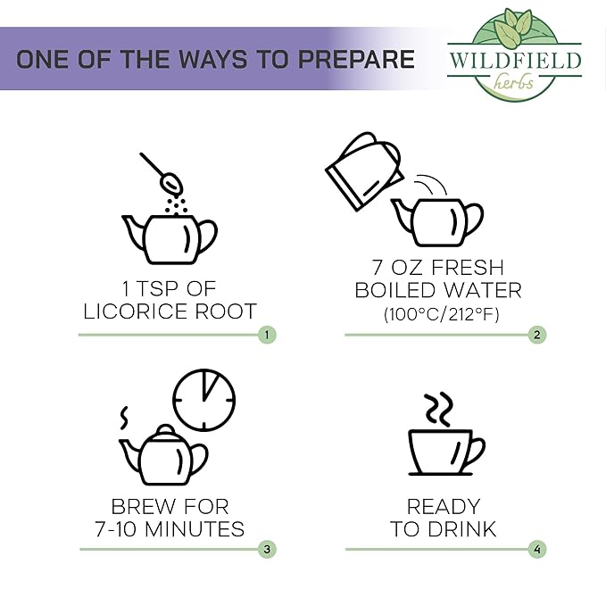 4 oz. Licorice Root Tea Liqorish Root Tea Herb (Glycyrrhiza Glabra) - 113g Bags Licorice Roots Raiz De Regaliz