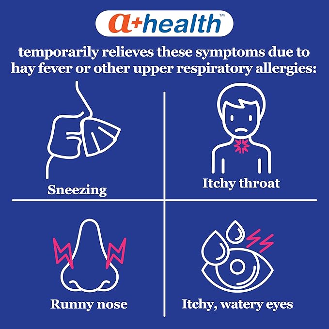A+Health Allergy Relief Dye-Free Diphenhydramine 25mg Softgels, for Relief of Allergy Symptoms Like Runny Nose, Sneezing, Itch of The Nose or Throat, Itchy, Watery Eyes, 48 Count