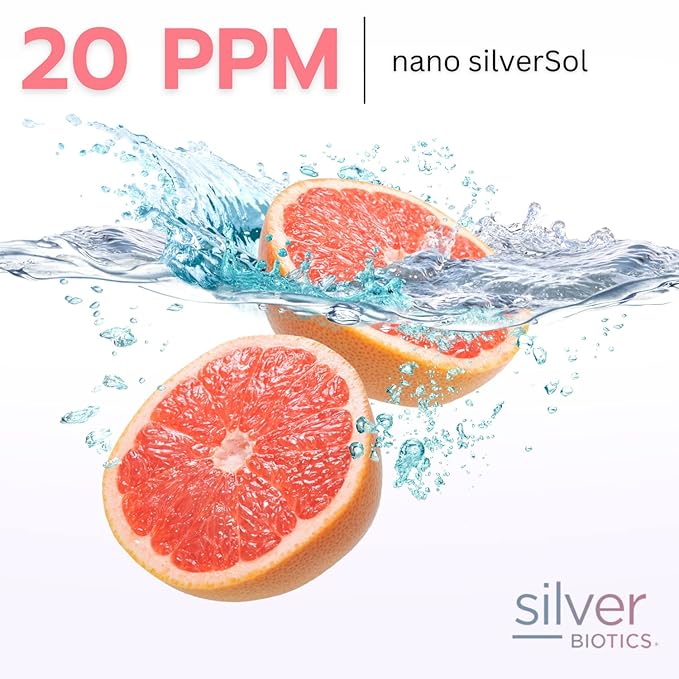 Silver Biotics Advanced Skin Cream | Grapefruit Scent | Lotion Infused with SilverSol and Hyaluronic Acid | All Natural Ingredients to Heal, Smooth Your Skin Blemishes and Scars | 1.2 oz