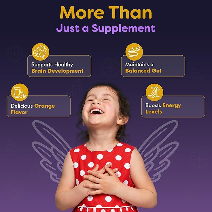 NuBest Tall Fizzy | Bone Strength, Immunity, Digestive Health for Kids Age 4+ & Teens | Probiotic, Calcium, Magnesium from Red Marine Algae, Vitamins | 20 Orange Effervescent Tablets | Pack 2