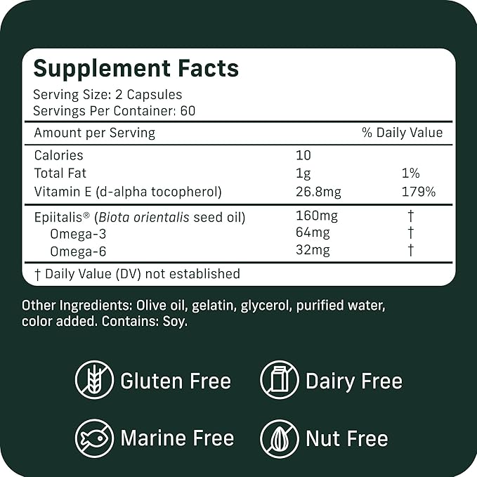 Joint Support – Supports Mobility & Osteoarthritis – May Help Reduce Inflammation with Patented Epiitalis – 120 Capsules