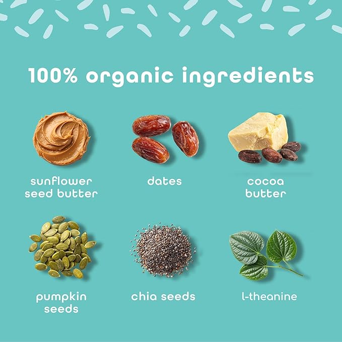 Feel Vegan Protein Bars, Calm, Kava, 15g Protein, Adaptogenic Snack, Organic, Low Sugar, Low Carb, Gluten Free, Dairy, Nut, Grain, Soy Free, Vanilla Spice, 10 Pack