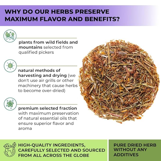 4 oz Alfalfa Leaf Alfalfa Herb Tea (Medicago Sativa) - 113g Tea Bags Herbal