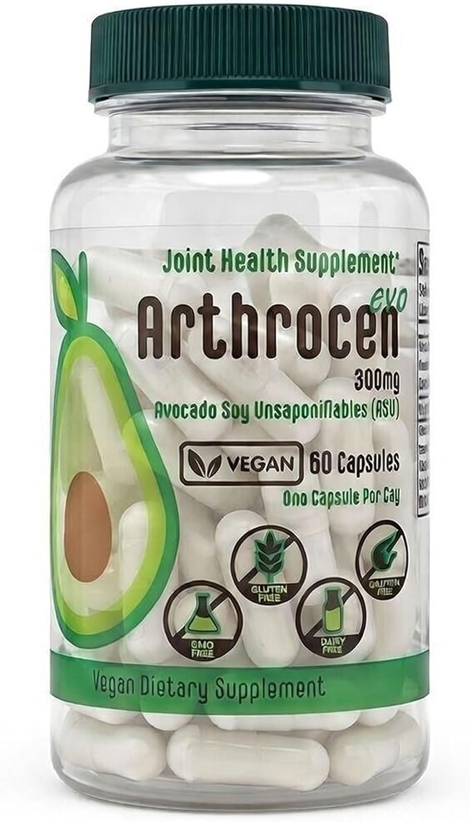 EVO Vegan Joint Health Supplement, 300Mg Avocado Soy Unsaponifiable, 60 Day Supply, One Capsule Per Day (2 Months)