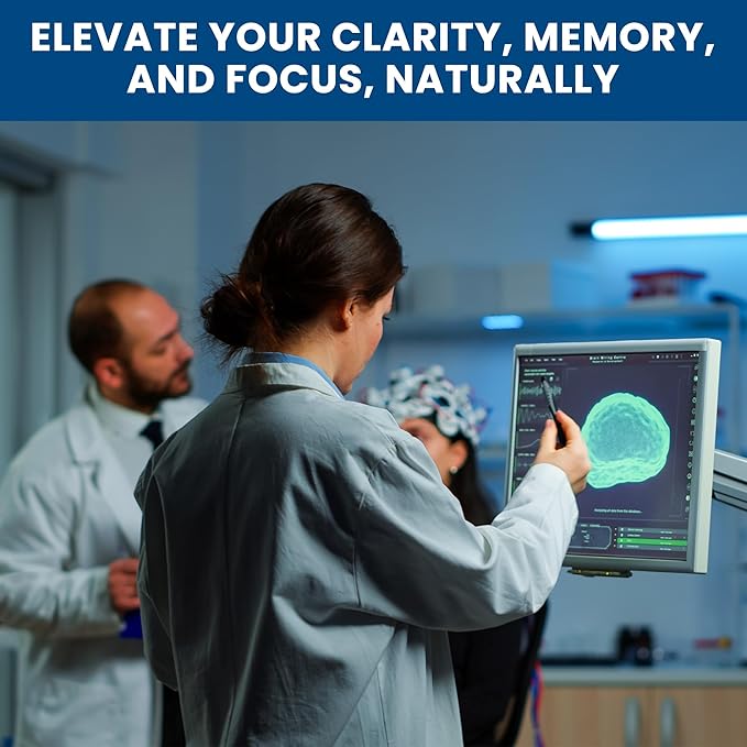 ZEN LIFE HERB IQ+ Brain - Caffeine-Free, Clinically Tested Focus, Concentration, Memory & Energy, Natural Plant-Based Herbal Supplement, No Added Vitamins/Minerals/Mushroom/Sugar (60 Softgels)