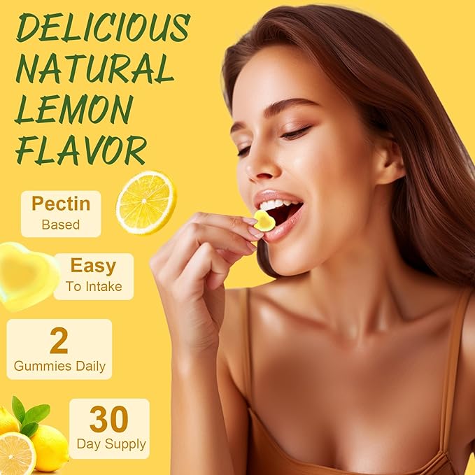 (2 Packs) Sugar Free Multivitamin Gummies for Women 14+ w/Iron, Inositol, Folate, Biotin, Womens Daily Multivitamin Gummy w/Vitamin A, D, C, B, Support Hair, Skin, Energy, Immune, Lemon Flavor