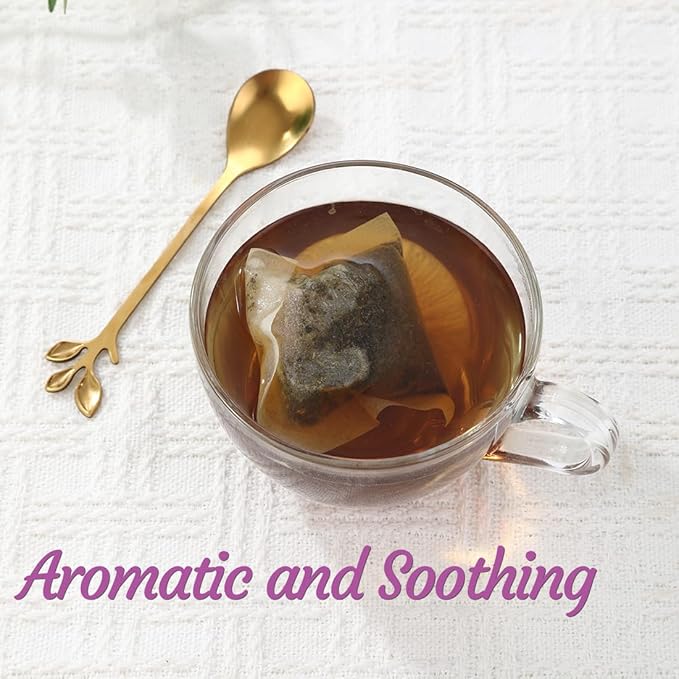 60 Premium Red Clover Tea Bags, Made with 100% Natural Red Clover Flowers & Herb, Rich in Antioxidants & Supports Wellness, No Additives & Caffeine Free.