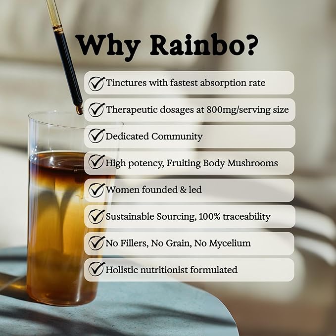 11:11 Multi Mushroom Tincture - 11-in-1 Dual Extract Mushroom Blend - Comprehensive Immune Support, Brain Support, Liquid Lion's Mane & Turkey Tail, Vegan, Non GMO, 3.4 fl oz