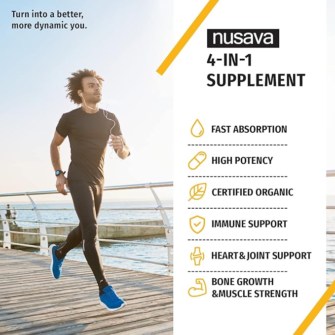 (4 Pack) Organic Vitamin D3 K2 Drops with MCT Oil Omega 3, 5000 IU - Maximum Strength Vitamin D Liquid, No Fillers, Non-GMO Liquid D3 for Faster Absorption and Immune Support (Strawberry, 4 Fl Oz)