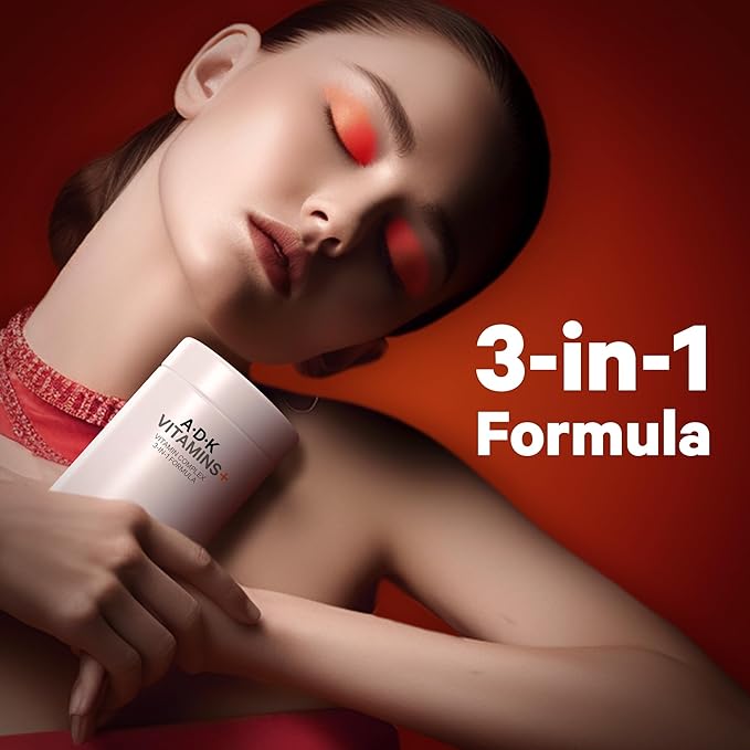 Codeage ADK Vitamins Supplement - Essential Vitamin A, D3 5000 IU, K1 & K2 (MK4 & MK7) - 6-Month Supply - 1 Capsule per Serving, Non-GMO, Gluten-Free - 2-Pack