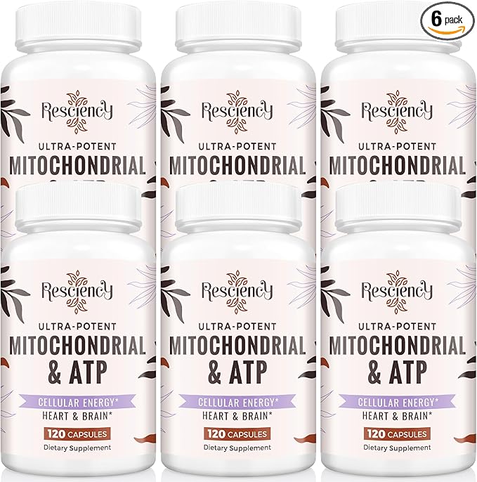 2326 MG Mitochondrial Supplements with ATP, Vitamins, CoQ10 & PQQ, More Effective Than Creatine HMB & Nitric Oxide, Energy, Endurance, Strength, Recovery & Muscle, Organic, 720 Capsules