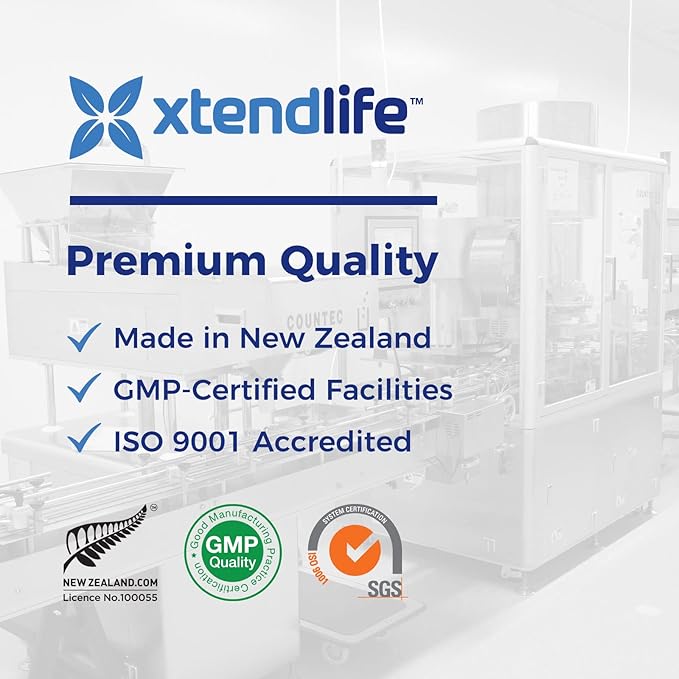 Xtendlife CX8 Heart Health Supplement- Vitamin K2 MK7, Vitamin D3, Tocotrienols, and Sea Buckthorn for Cardiovascular Health - 30 Day Supply