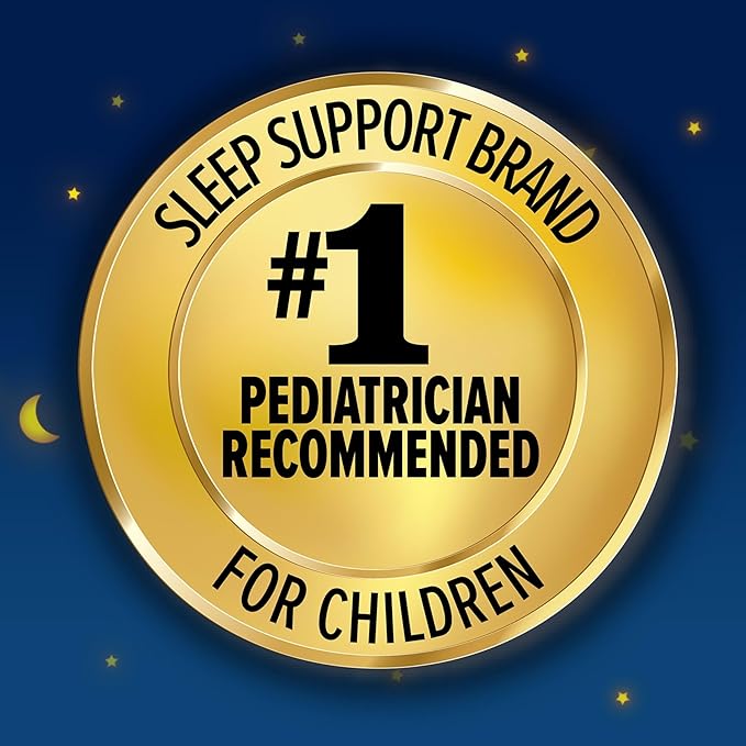 Zarbee's Kids Melatonin Gummy, 1mg Childrens Sleep Aid Supplement, Drug-Free & Effective Sleep Supplement for Children Ages 3 and Up, Non-Habit Forming, Natural Watermelon Flavor, 60 Gummies