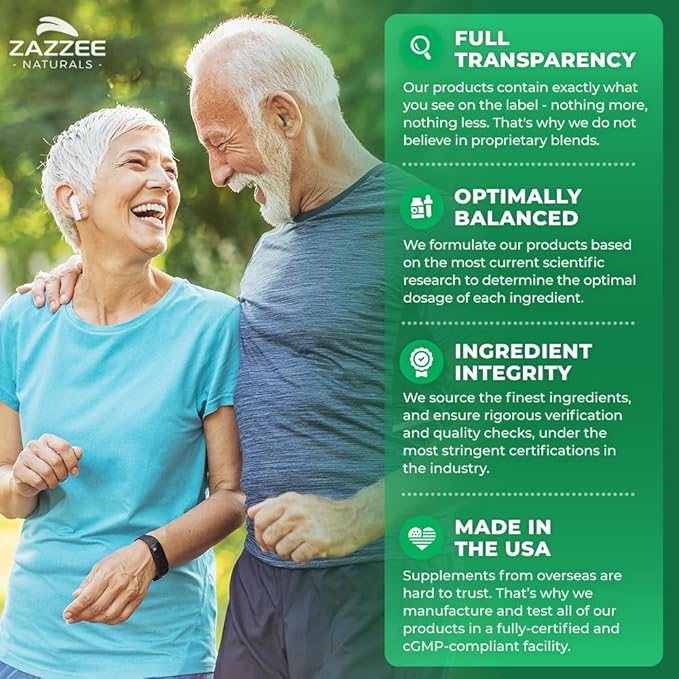 Zazzee Extra Strength Citicoline, 500 mg per Serving, 100 Vegan Capsules, Superior CDP Choline Form, 100% Vegetarian and Pharmaceutical Grade, 50-Day Supply, All-Natural and Non-GMO