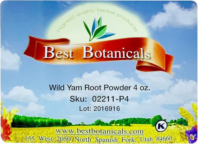 Best Botanicals Wild Yam Root Powder 4 oz.