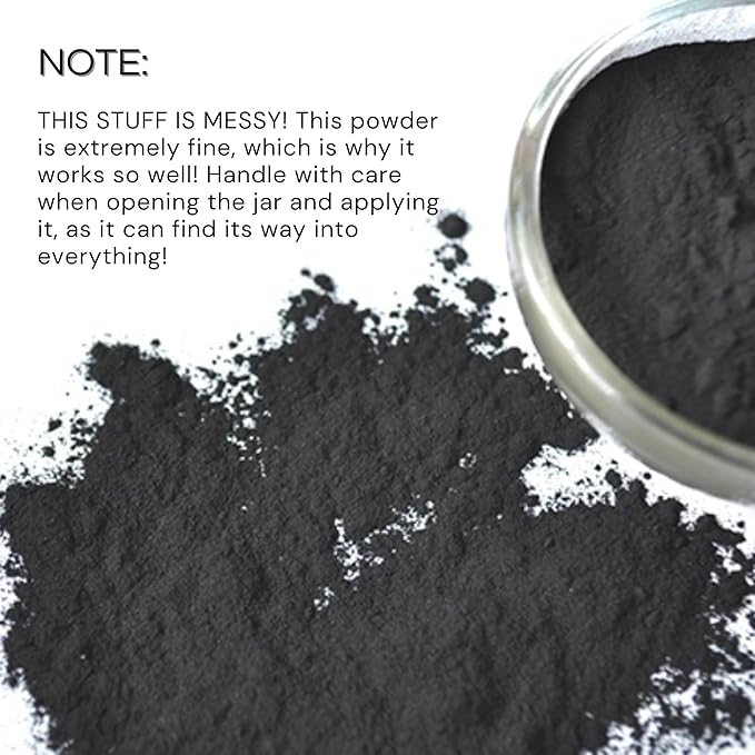 Activated Hardwood Charcoal Powder by Schizandu Vegan 100% | Supports Skin, Body, Teeth Whitening 2-Packs