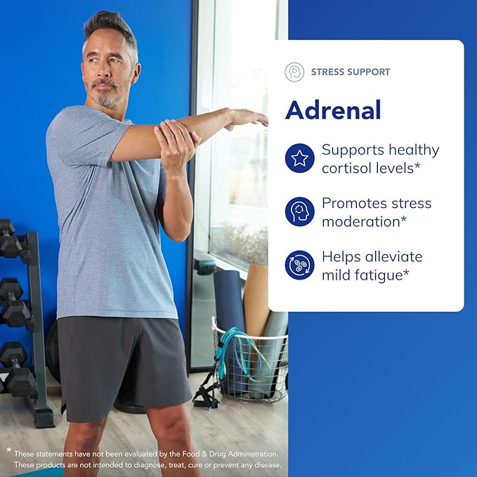 Pure Encapsulations Adrenal Cortex Supplement – Supplement to Support Cortisol Health, Energy Levels, Stress Moderation, and Gland Function – with Bovine Whole Adrenal & Cortex – 60 Capsules*