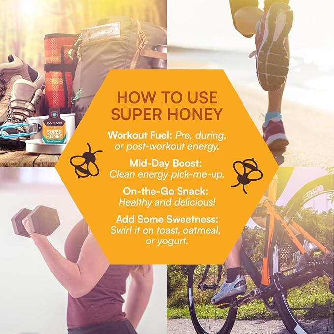 You Again Super Honey Chocolate Packets | Workout Clean Energy Gel Packs | Cycling, Endurance, Running Gel or Energy Snack | Paleo & Carnivore Snack | Gluten-Free | Made in USA | 8 Count