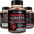 115,000mg Fadogia Agrestis with Tongkat Ali + BioPerine® [Max Absorption] - Supports Stamina, Strength, Focus, Muscle Health & Recovery, Drive & Performance - Non-GMO & Made in USA - 120 V Capsules